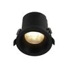 שקוע ישר עגול שחור 10W 3000K 120Lm/w 38°
