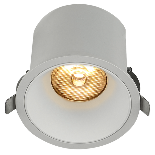 שקוע ישר מקצועי עגול לבן 22W 3000K 120Lm/w 38° יורולוקס 
