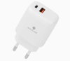 ראש מטען בצבע לבן, מותאם לחיבור TYPE-C או USB