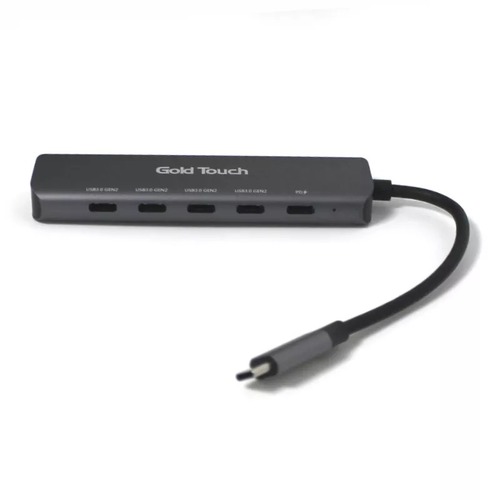 מפצל  Gold Touch USB3.2 Type C to 4+1 HUB 10G+PD 100W