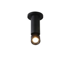 צילינדר מתכוונן שחור LED 5W