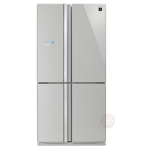 מקרר 4 דלתות דגם SJ 8942SL שארפ Sharp זכוכית כסופה