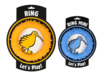 צעצוע לכלב קיווי ווקר רינג טבעת מעופפת TPR Ring