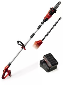 גוזם + מסור טלסקופי כולל סוללה 2.5AH מבית Einhell