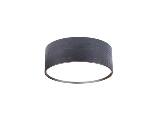 עגול שחור LED 12W