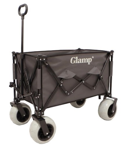 עגלת קמפינג מתקפלת עם גלגלי בלון Glamp