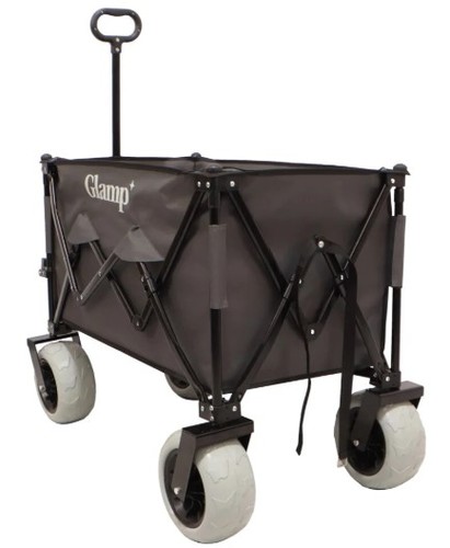 עגלת קמפינג מתקפלת עם גלגלי בלון Glamp