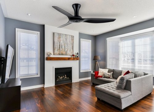  מאוורר תקרה שחור 