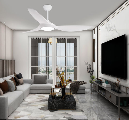  מאוורר תקרה חכם NISKO שלט + אפליקציה לבן PARIS 60'' SMART 