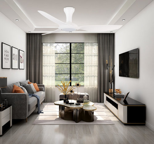  מאוורר תקרה חכם NISKO שלט + אפליקציה לבן PARIS 60'' SMART 