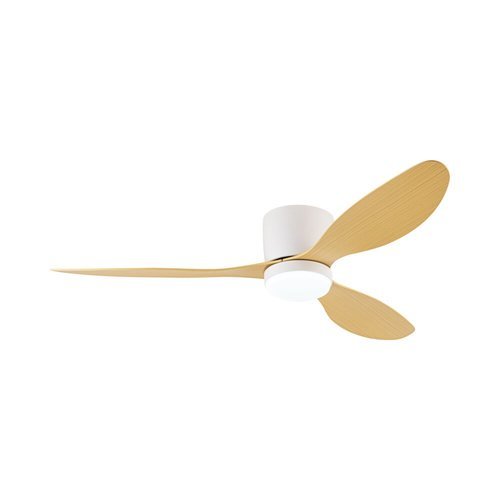 מאוורר תקרה חכם NISKO שלט + אפליקציה לבן/מייפל ROME 52'' SMART  