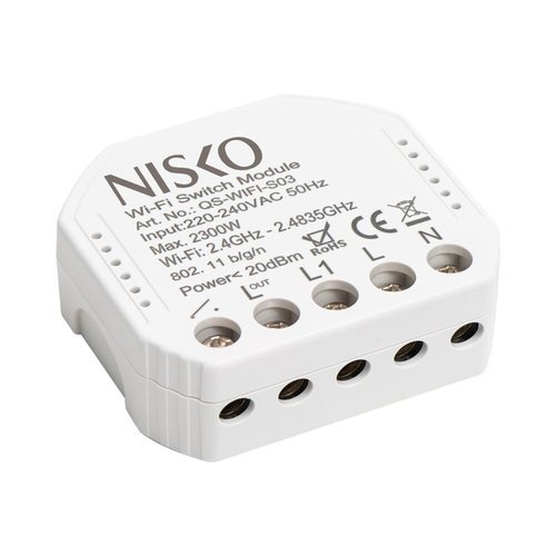  מודול חכם נסתר תאורה/שקע WIFI 10A 
