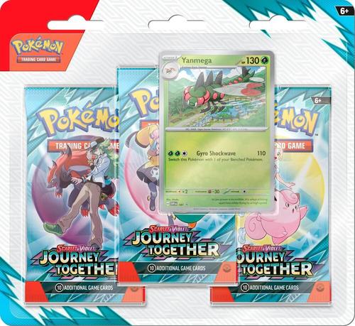 קלפי פוקימון בליסטר 3 חבילות ג'ורני טוגדר Three Pack Blister Pokemon: Journey Together 