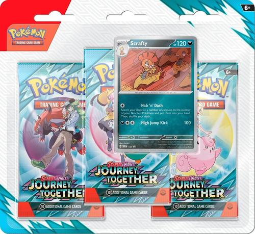 קלפי פוקימון בליסטר 3 חבילות ג'ורני טוגדר Three Pack Blister Pokemon: Journey Together 
