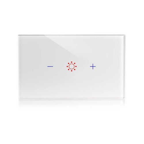  מתג טאץ' חכם לעמעום זכוכית לבנה 3 מודול WIFI 