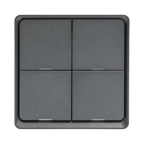  מתג הדבקה חכם - 12 תרחישים אפור ZIGBEE 