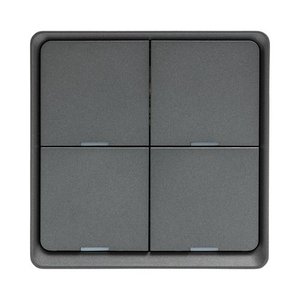  מתג הדבקה חכם - 12 תרחישים אפור ZIGBEE 