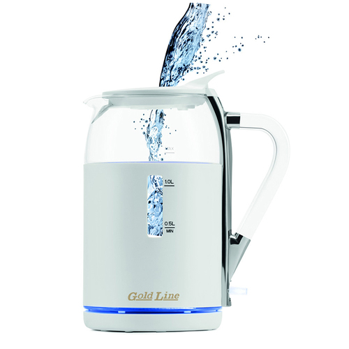  קומקום זכוכית EASY FILLING לבן / ATL-773W