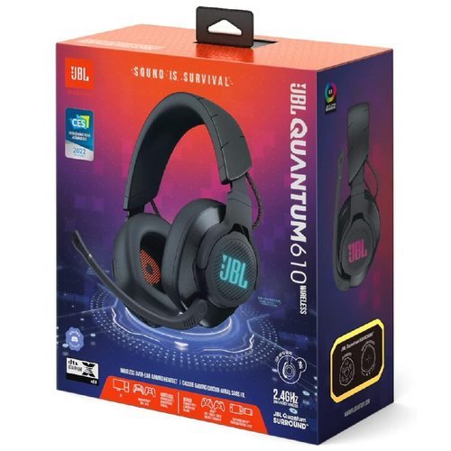 אוזניות גיימינג ‏אלחוטיות JBL Quantum 610 ג'יי בי אל