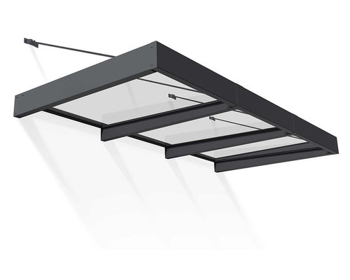 גגון SOPHIA XL אפור שקוף 1.4x2.9
