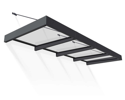 גגון SOPHIA XL אפור שקוף 1.4x3.8
