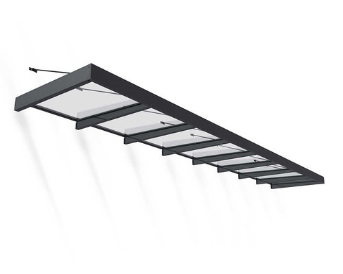 גגון SOPHIA XL אפור שקוף 1.4x7.5