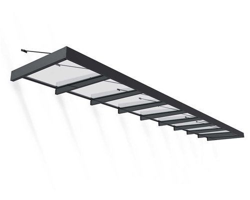 גגון SOPHIA XL אפור שקוף 1.4x8.5