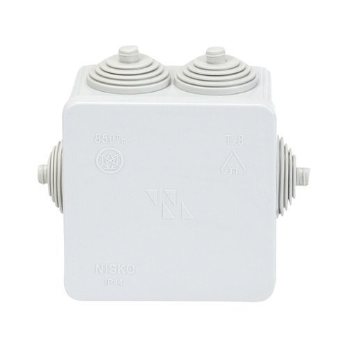  קופסת הסתעפות עם פטמות 80X80X50 IP44 