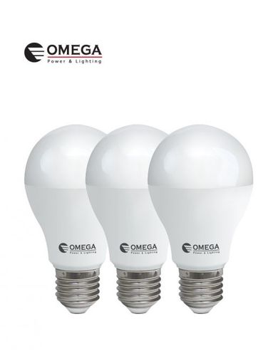 שלישיית נורות לד A60 בסיס E27  10W