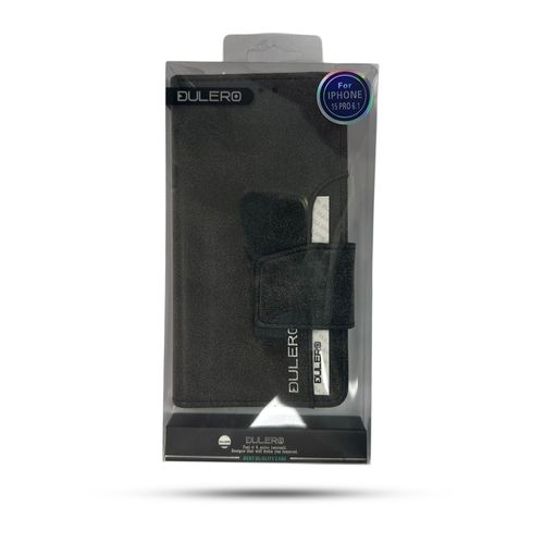 נרתיק ספר Dulero for iPhone 15 Pro 6.1 Black
