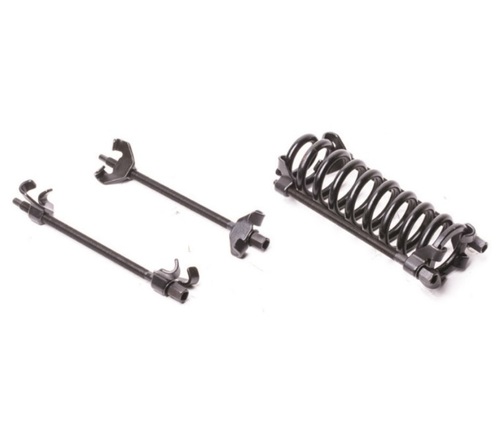 זוג מכווצי קפיצים מקצועיים ROHER 1124047 שחורים לטווח 95-350 מ