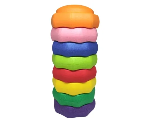 משטחי דריכה צבעוניים מקצף קשיח - 8 יח' 