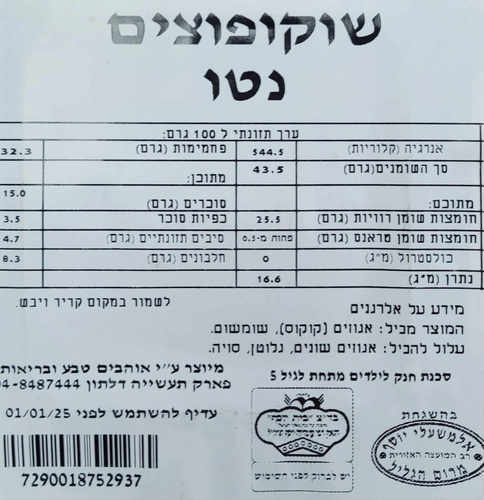 שוקופוצים - ריבועי שוקולד עם פצפוצים נטו