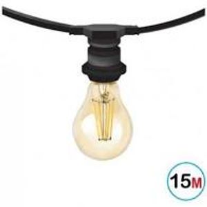 שרשרת תאורה לגינה -כולל נורות אווירה 15 מטר OMEGA