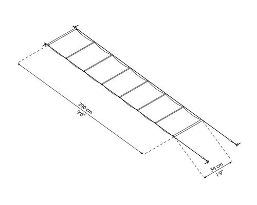 סט וילון הצללה לפרגולה 7.3X3