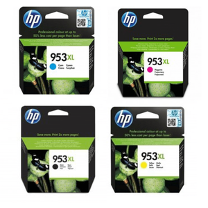 סט 4 ראשי דיו מקורי hp 953XL- יבואן רשמי