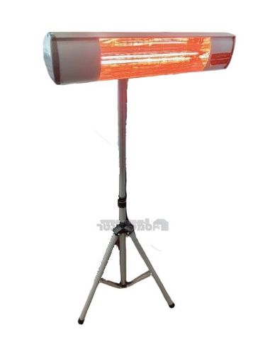 מקרן חום אינפרא אדום מוגן מים 2000W כולל חצובה - ליהנות מחורף חמים ונעים – פתרון חימום עוצמתי למרפסת ולבית.