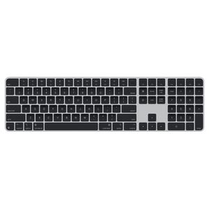 מקלדת אלחוטית למחשב מק יבואן רשמי סי.דאטה Apple Magic Keyboard with Touch ID and Numeric Keypad for Mac models with Apple silicon - Black Keys MXK83HB/A
