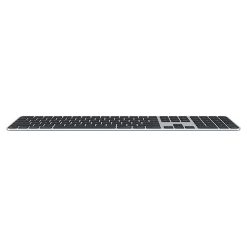מקלדת אלחוטית למחשב מק יבואן רשמי סי.דאטה Apple Magic Keyboard with Touch ID and Numeric Keypad for Mac models with Apple silicon - Black Keys MXK83HB/A
