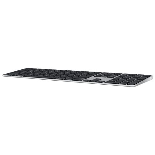 מקלדת אלחוטית למחשב מק יבואן רשמי סי.דאטה Apple Magic Keyboard with Touch ID and Numeric Keypad for Mac models with Apple silicon - Black Keys MXK83HB/A