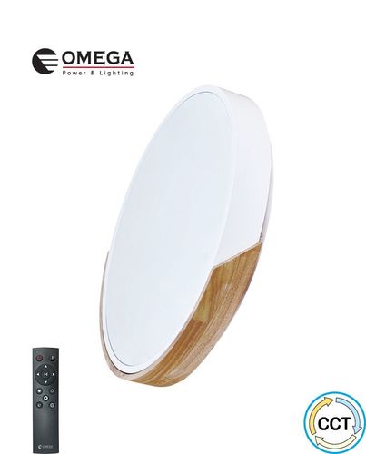 גוף תאורה צמוד תקרה דקורטיבי RAFAEL כולל שלט CCT