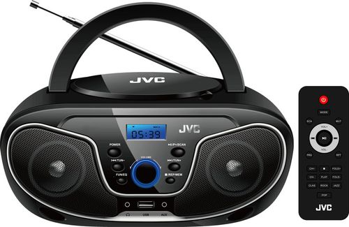רדיו דיסק לבן+שלט JVC RD-N327W