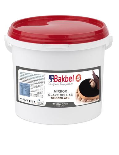 מירור גלייז דלוקס שוקולד 5 קג BAKBEL