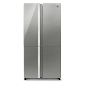 מקרר 4 דלתות 611 ליטר Sharp SJ-8942BS זכוכית אפורה
