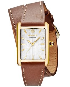 GANT G173004 לנשים רצועת עור כפולה מלאי קטן מהרו להזמין