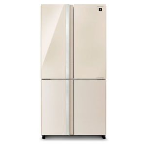 מקרר 4 דלתות 611 ליטר Sharp SJ-8942BE זכוכית בז'