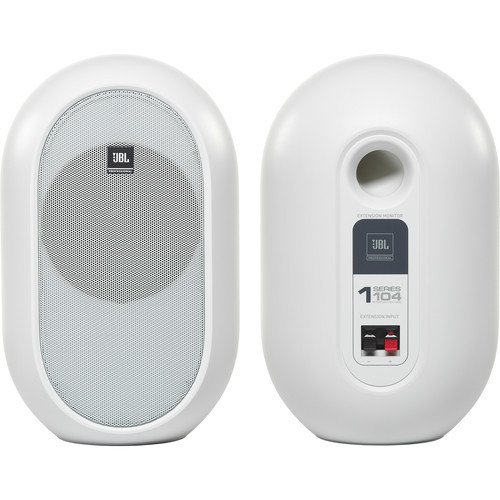 זוג מונטורים (רמקולים) מוגברים קומפקטיים שולחניים לרפרנס JBL 1 Series 104-BT  - Bluetooth 