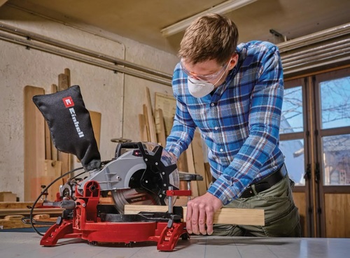 מסור גרונג Einhell TC-MS 2513 L בצבע אדום עם להב 250 מ