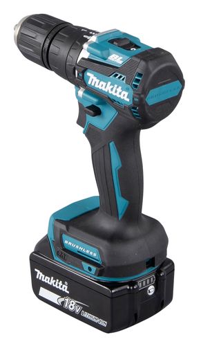 מברגה/מקדחה רוטטת נטענת Makita DHP487Z בצבע כחול-שחור עם תפסנית 13 מ