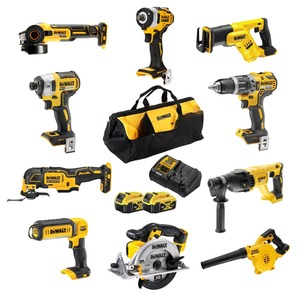 סט 10 כלים מטורף DeWALT כולל אביזרים מתנות 15 פריטים/חלקים כללי
